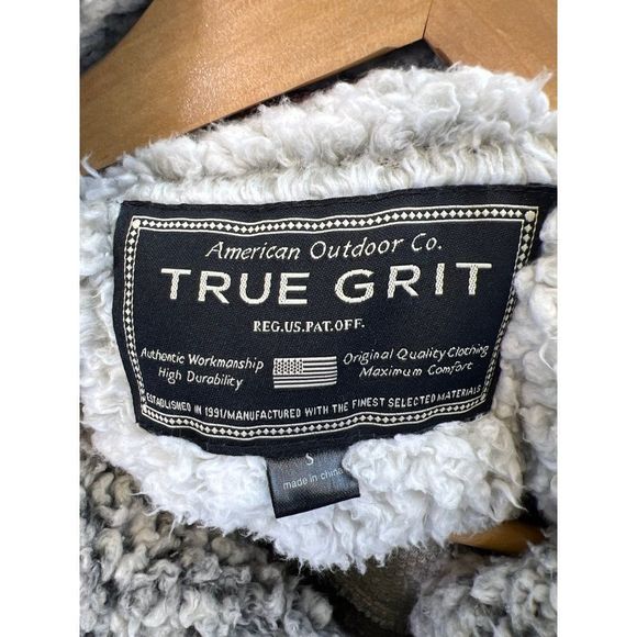 American Outdoor Co True Grit Size S Sherpa Pullover - Picture 5 of 6